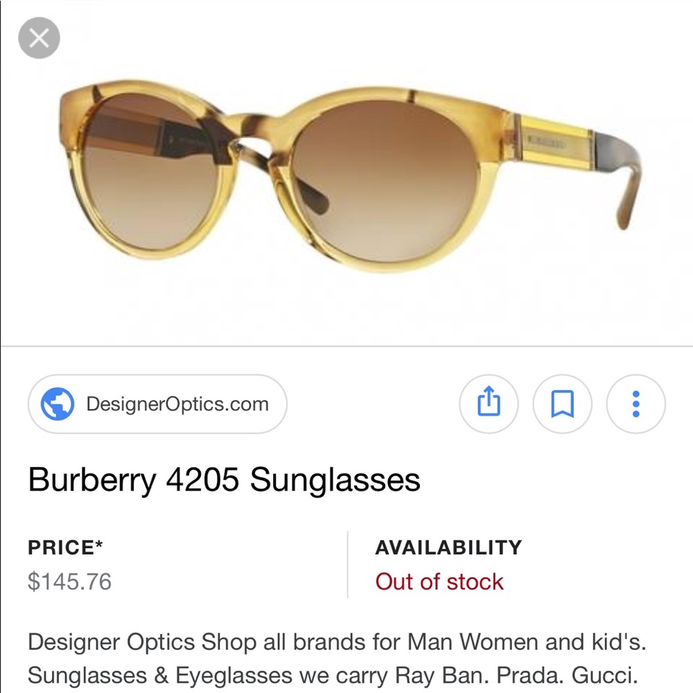 Burberry sunglasses
